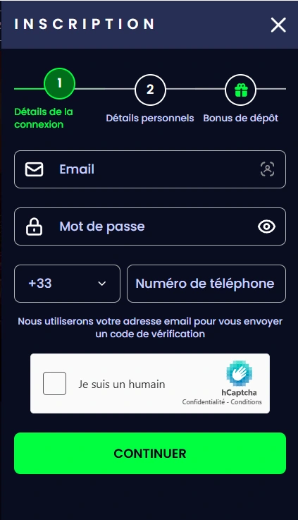 pampago casino inscription